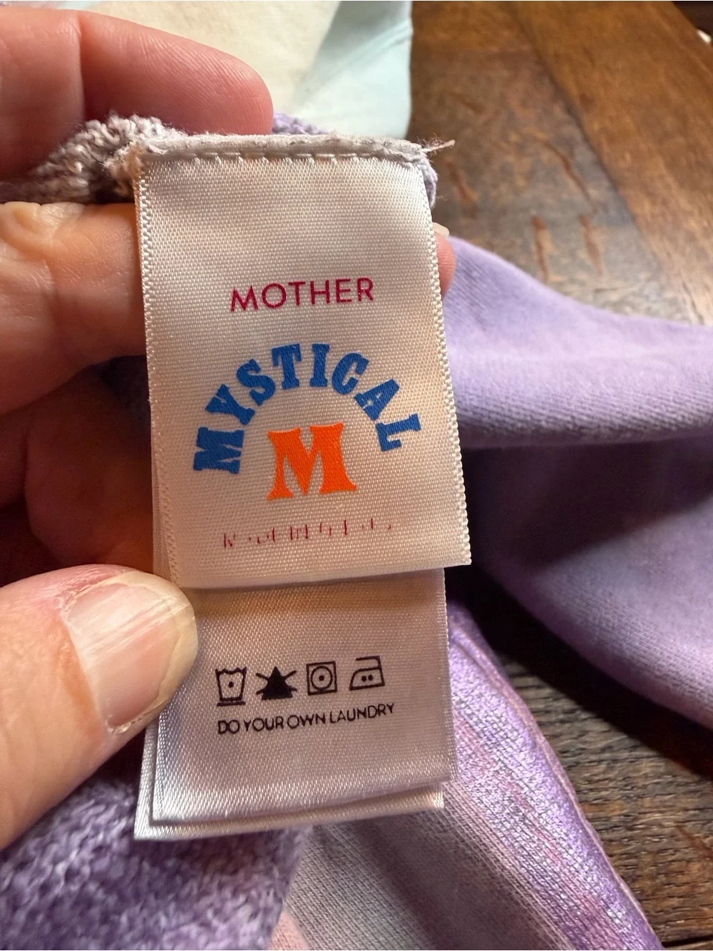 MOTHER Tie-Dye Set — Pastel Purple, Pink & Blue